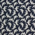 Starlit Doves Fabric / Midnight Blue