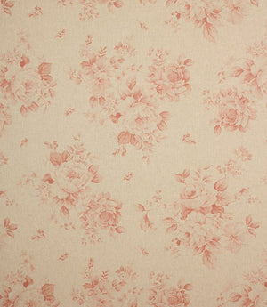 Grande Floral Fabric / Red