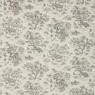 Indian Toile Fabric / Graphite - Just Fabrics