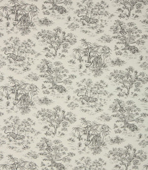 Indian Toile Fabric / Graphite