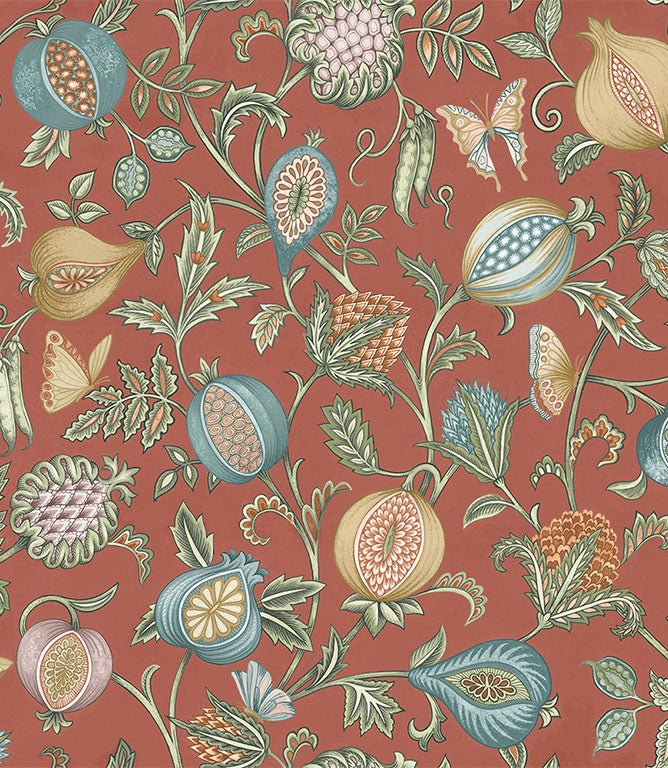 Medina FR Fabric / Lava - Just Fabrics