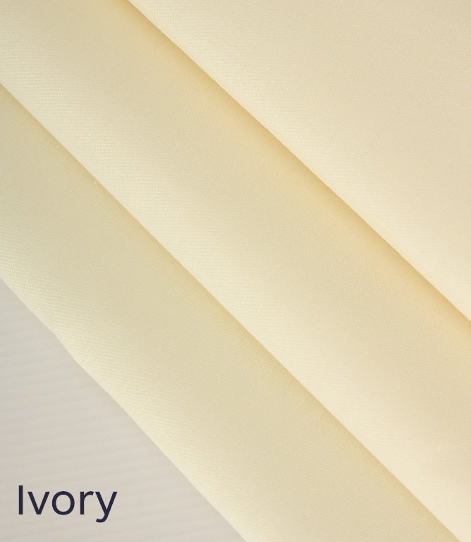 Cotton Lining Deluxe Fabric / Ivory - Just Fabrics