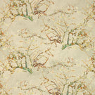 Almond Blossom Fabric / Cream - Just Fabrics