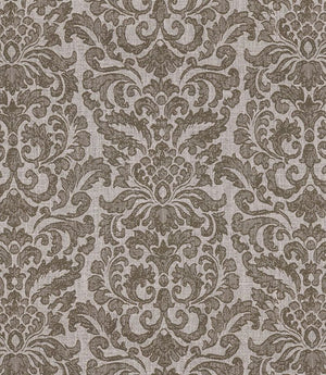 Hazel Damask Fabric / Taupe