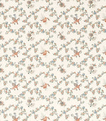 Trelliage Fabric / Sandstone / Woad - Just Fabrics