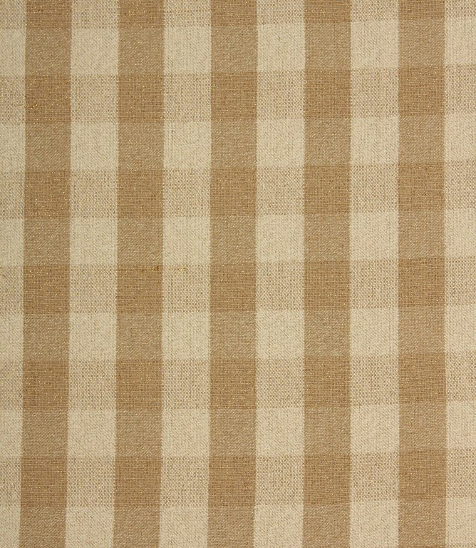Aldsworth Check Glitz Fabric / Linen - Just Fabrics