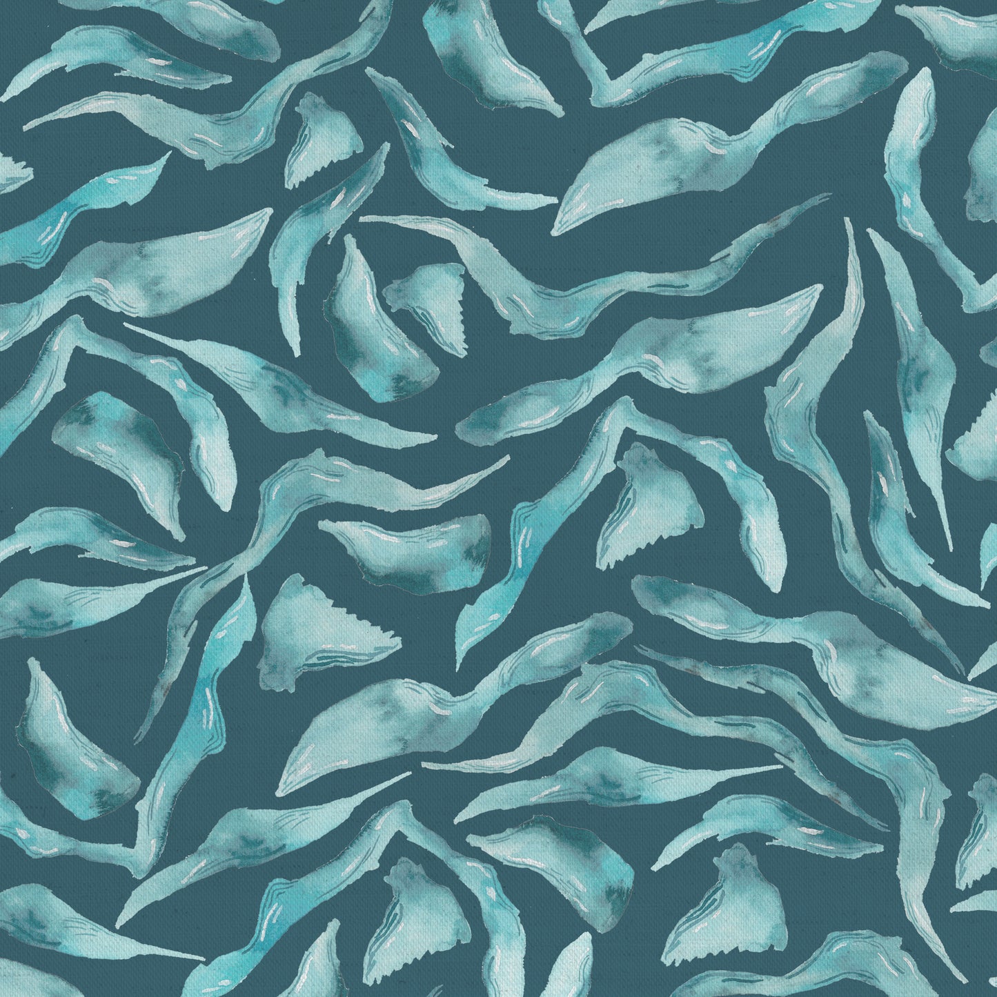 Balaya Fabric / Teal - Just Fabrics
