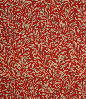 Willow Bough Fabric / Crimson