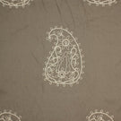 Kashmir Fabric / Linen / Ivory - Just Fabrics