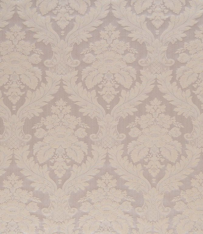 Montacote Damask FR Fabric / Ivory - Just Fabrics