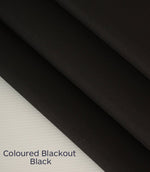 Colour Blackout Lining Fabric / Black - Just Fabrics