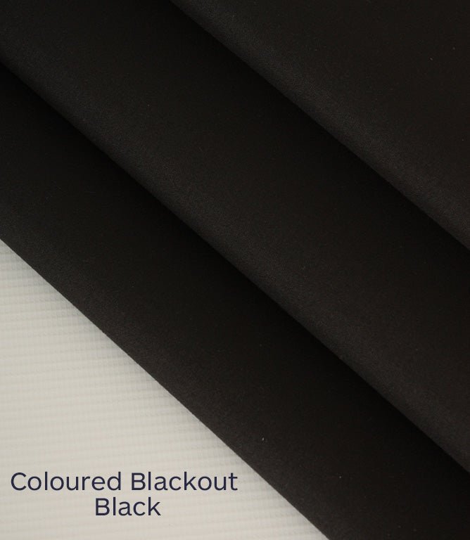 Colour Blackout Lining Fabric / Black - Just Fabrics