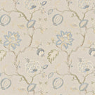 Hadham Fabric / Cornflower Blue / Linen - Just Fabrics