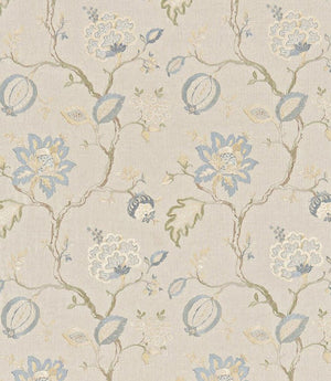 Hadham Fabric / Cornflower Blue / Linen