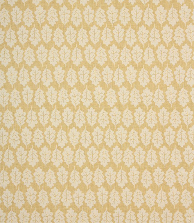 Oak Leaf Fabric / Ochre - Just Fabrics