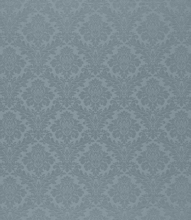 Lymington Damask Fabric / Wedgwood - Just Fabrics