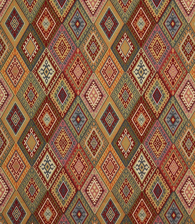 Ikat Tapestry Fabric / Vintage - Just Fabrics