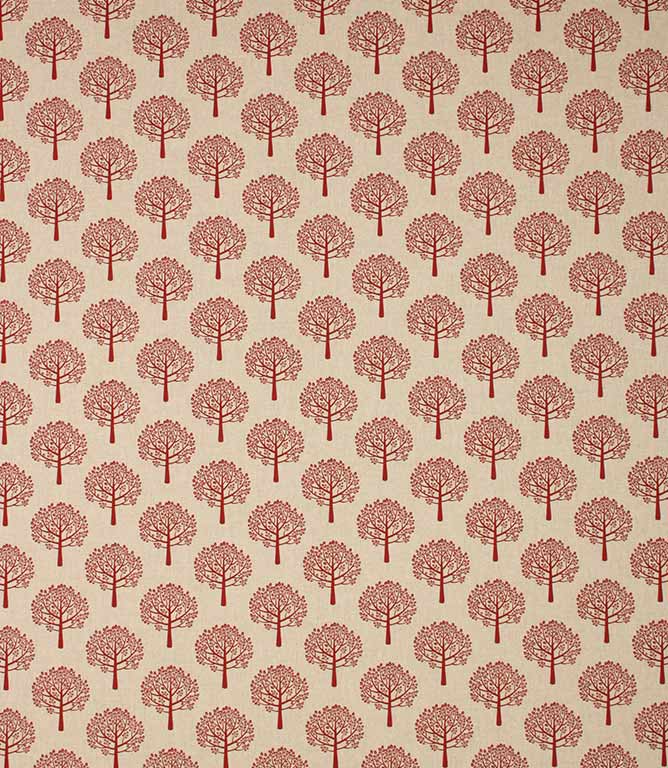 Spruce Fabric / Red - Just Fabrics