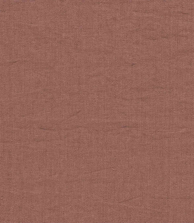 Rue Linen Fabric / Peach - Just Fabrics