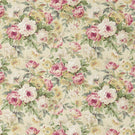 Amelia Rose Fabric / Crimson / Gold - Just Fabrics