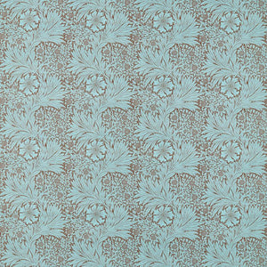 Marigold Fabric / Sky / Chocolate