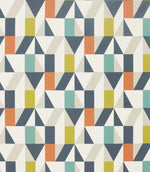 Nuevo Fabric / Citrus / Paprika / Forest - Just Fabrics