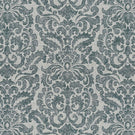 Hazel Damask Fabric / Teal - Just Fabrics