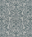 Hazel Damask Fabric / Teal - Just Fabrics