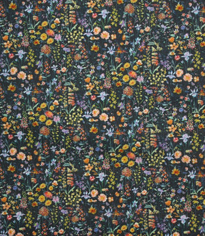 Prado De Flores Lomond Fabric / Papaya / Indigo