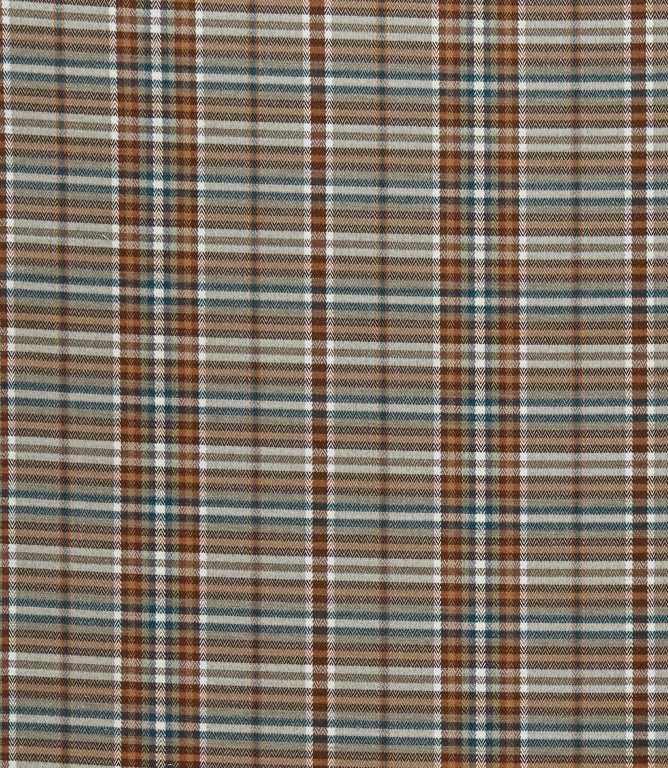 Pitlochry FR Fabric / Burnt Sienna - Just Fabrics