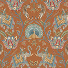 Elephas FR Fabric / Papaya - Just Fabrics