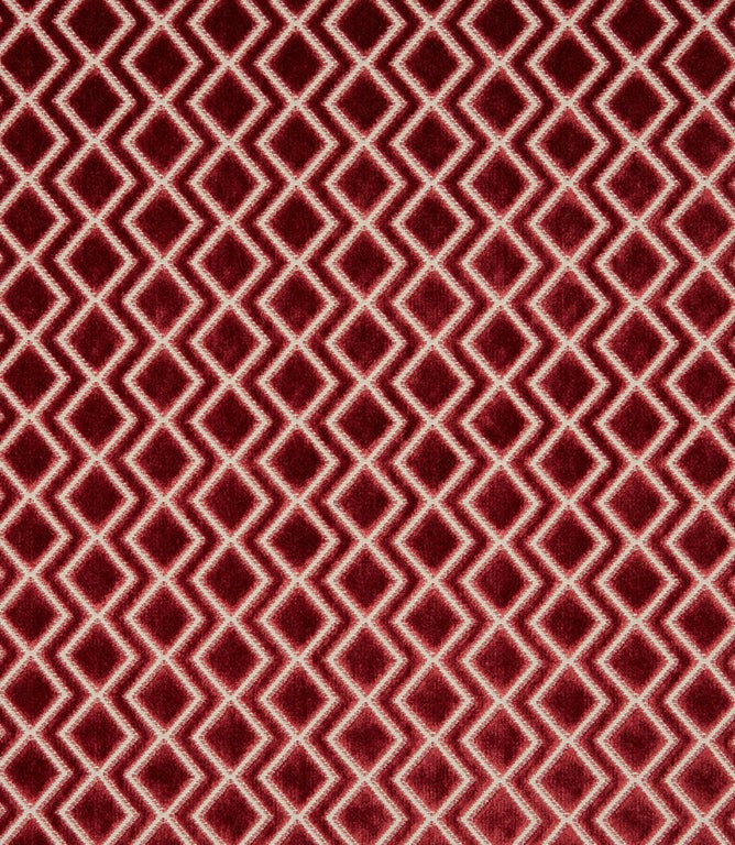 Halo Fabric / Claret - Just Fabrics