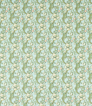 Golden Lily Fabric / Apple Blush