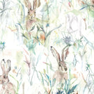 Jack Rabbit Fabric / Cream - Just Fabrics