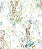 Jack Rabbit Fabric / Cream - Just Fabrics
