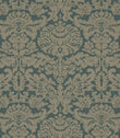 Chalfield Damask Fabric / Persian - Just Fabrics