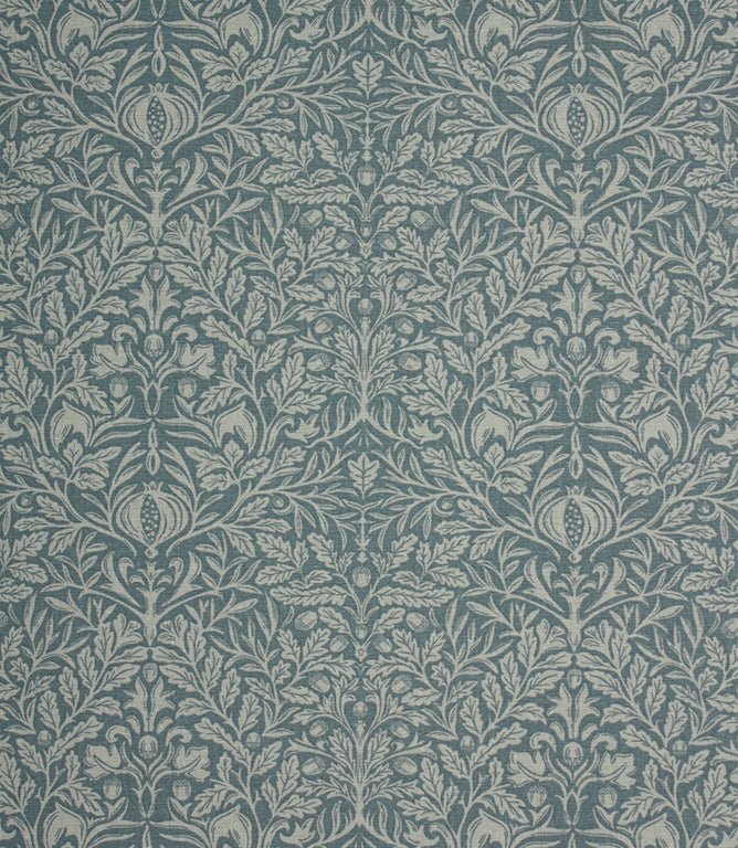 Acorn Fabric / Blue - Just Fabrics
