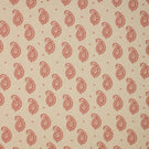JF Paisley Fabric / Red - Just Fabrics