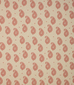 JF Paisley Fabric / Red