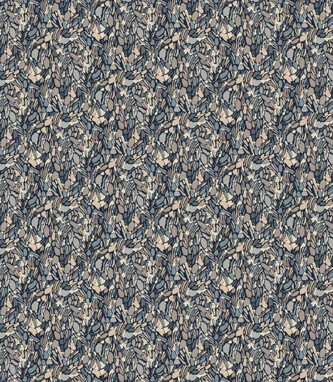 Chesil Beach Fabric / Blue Granite - Just Fabrics