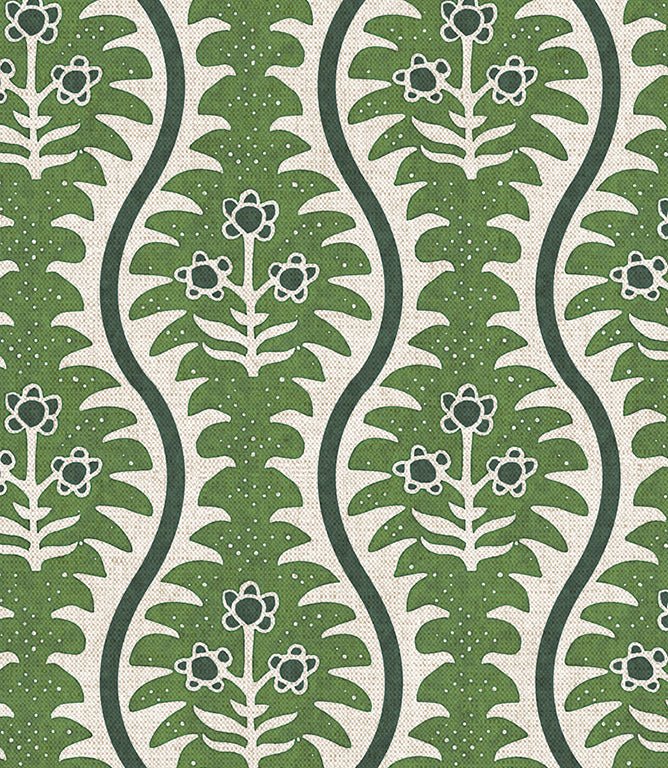 Elbury Vine Fabric / Sage - Just Fabrics