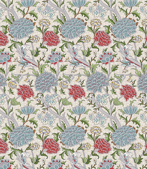 The Cray Oilcloth Fabric / Paradise Blue
