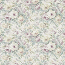 Amelia Rose Fabric / Vanilla / Taupe - Just Fabrics