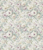 Amelia Rose Fabric / Vanilla / Taupe - Just Fabrics