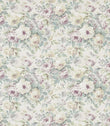 Amelia Rose Fabric / Vanilla / Taupe - Just Fabrics