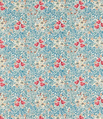 Bower Fabric / Barbed Berry / Indigo - Just Fabrics