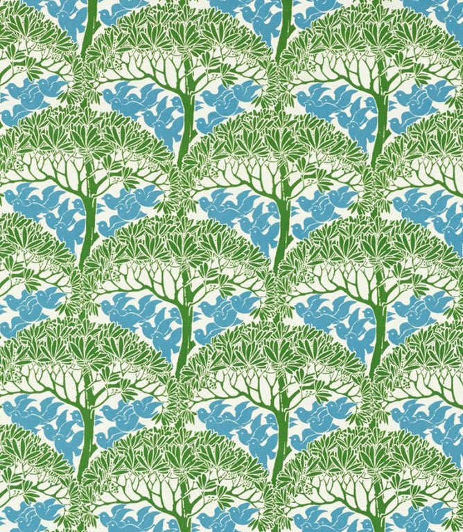 The Savaric Fabric / Garden Green - Just Fabrics