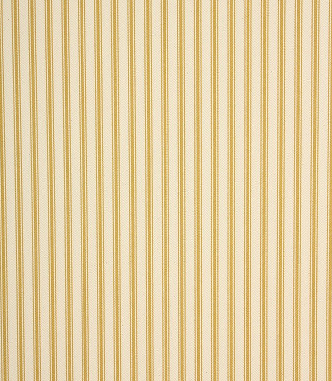 JF Ticking Fabric / Ochre - Just Fabrics