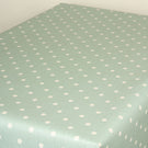 Full Stop Matt PVC Fabric / Smoke - Just Fabrics