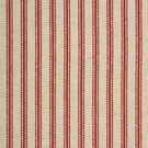 JF Linen Ticking Fabric / Red - Just Fabrics